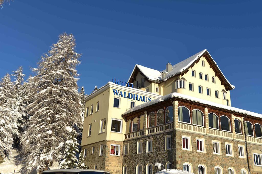 Hotel Waldhaus Am See St Moritz Exterior foto